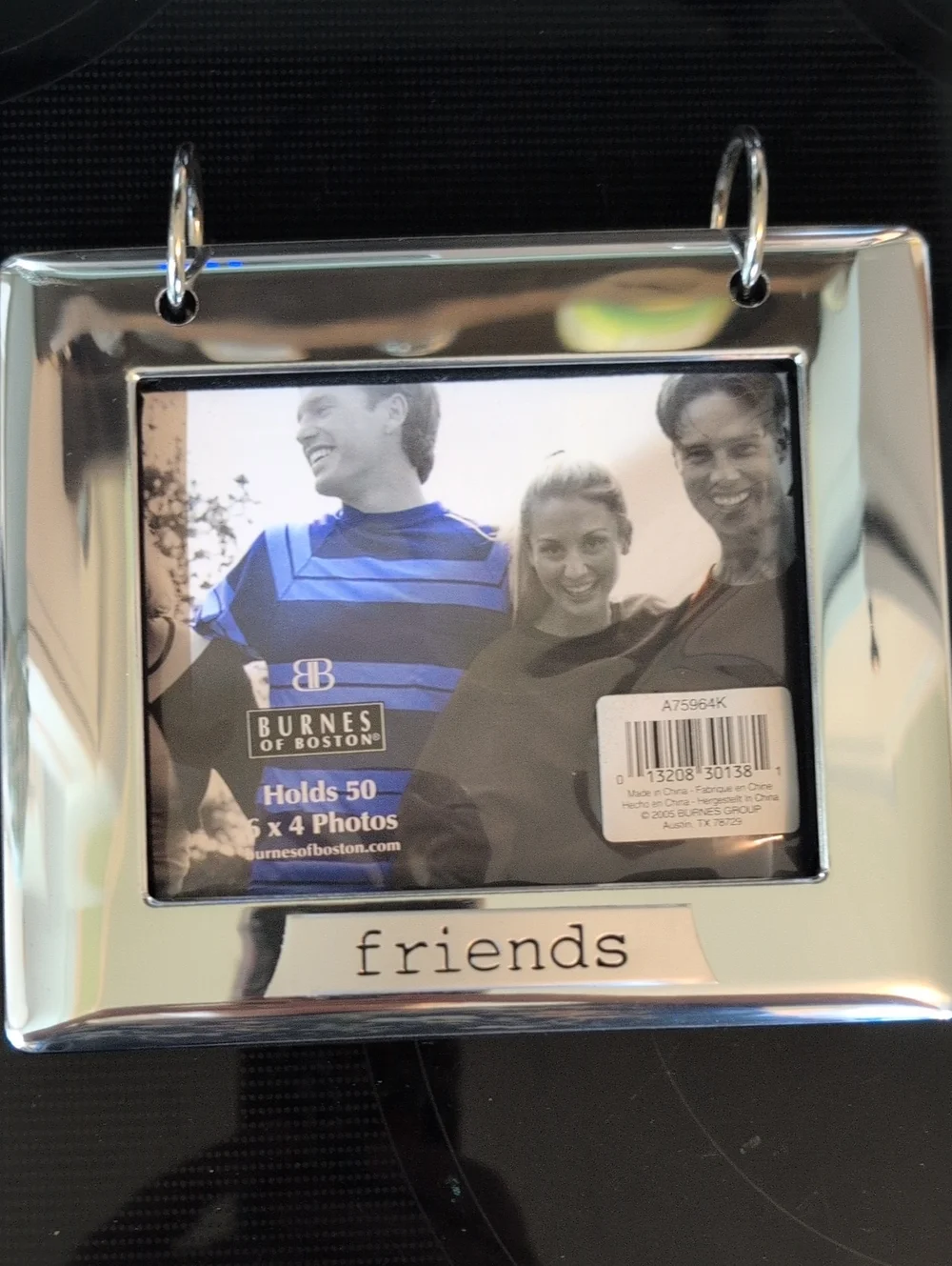Burnes Of Boston Silver 'friends' Hanging Photo Frame